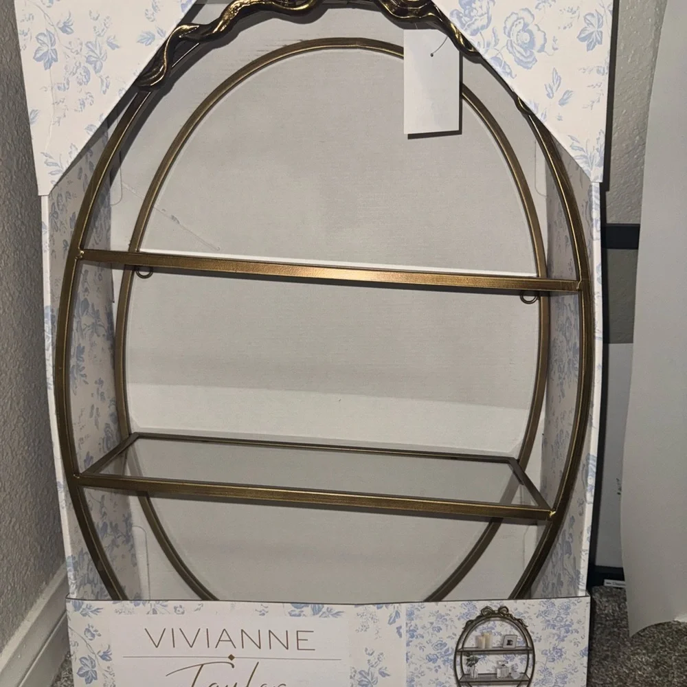 Gold Wall Shelf